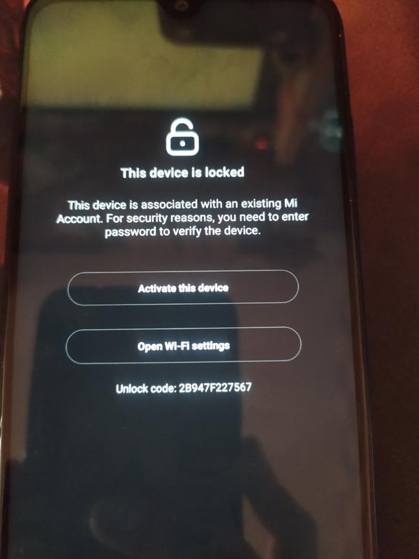 Redmi Note 7 Mi Account Unlock Mrt
