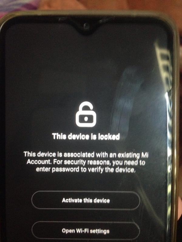 Нужно разблокировать Xiaomi Redmi
