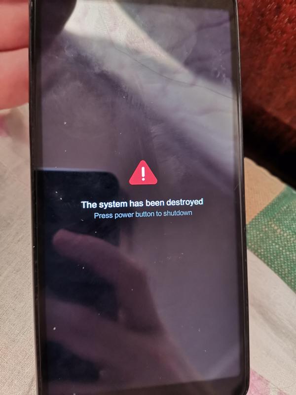 Система уничтожена redmi 7a - 1
