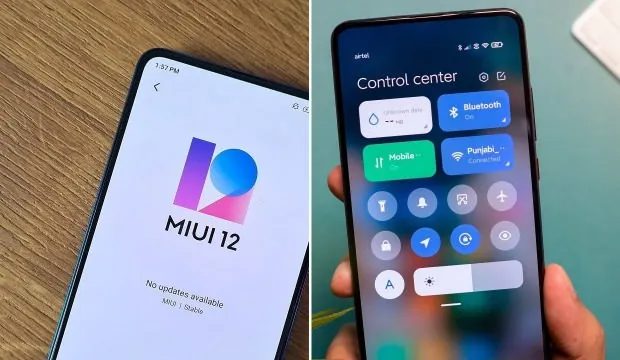 Настройки miui 12 Xiaomi шторка уведомлений - 1