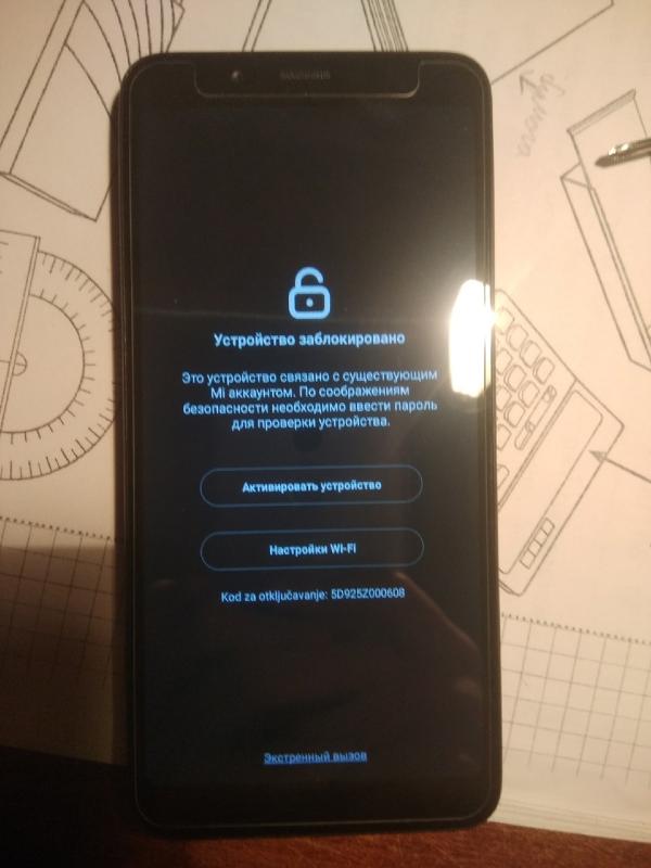 Xiaomi Redmi 7A Заблокирован