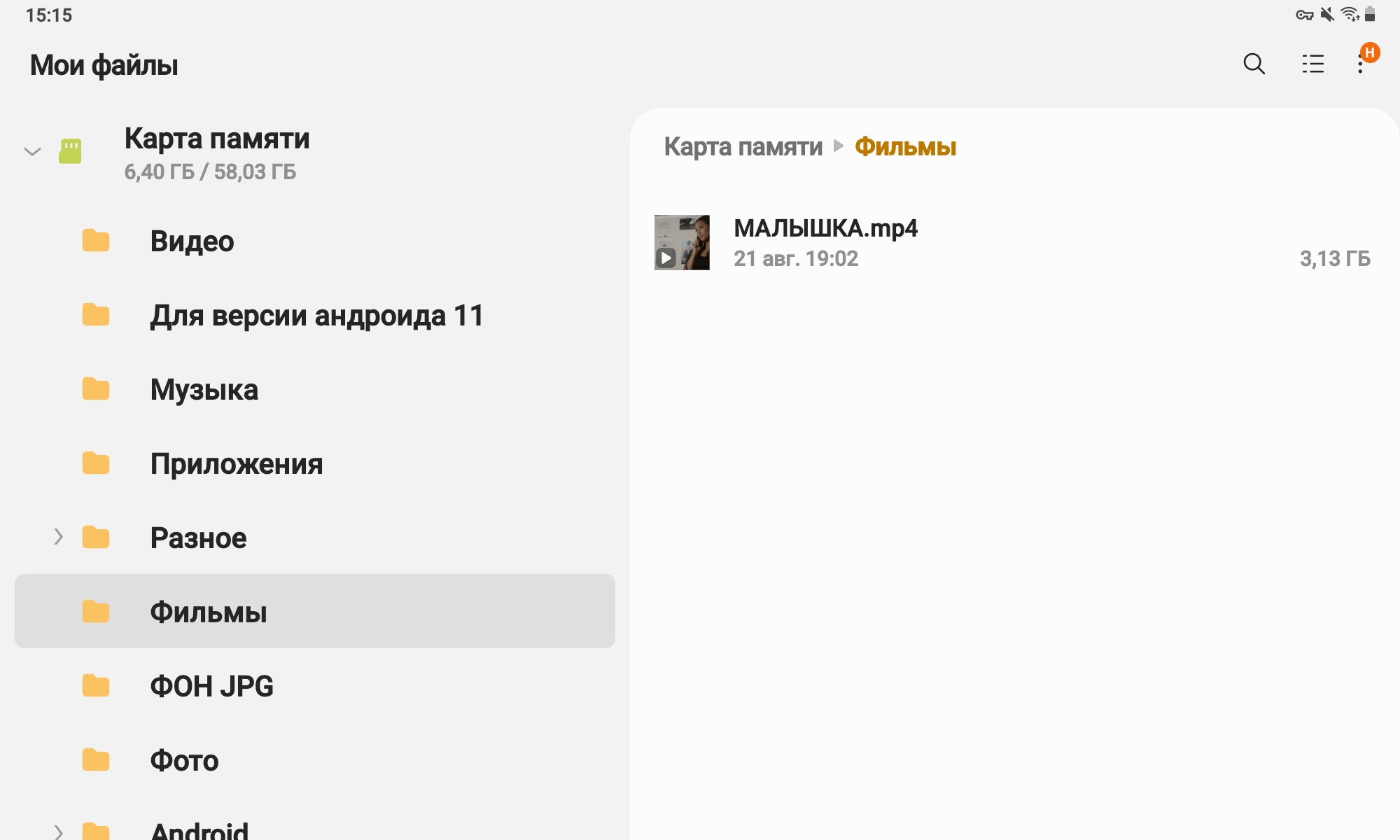 Сяоми 9 видит не все видеофайлы с карты памяти