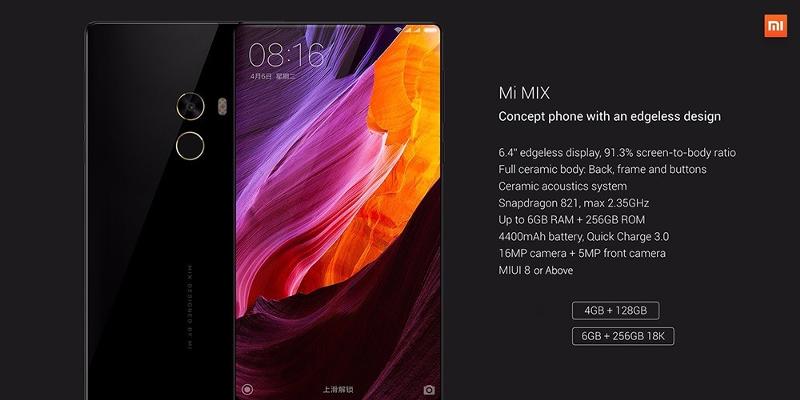 Как выглядел Xiaomi Mi Mix 1