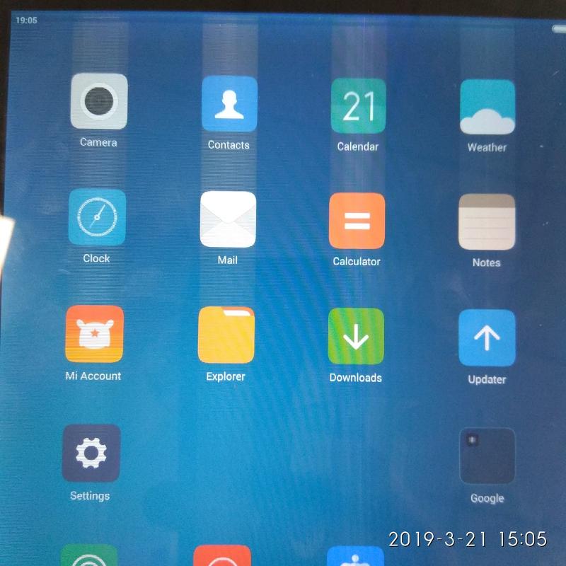 Xiaomi Mipad. Не прошивается